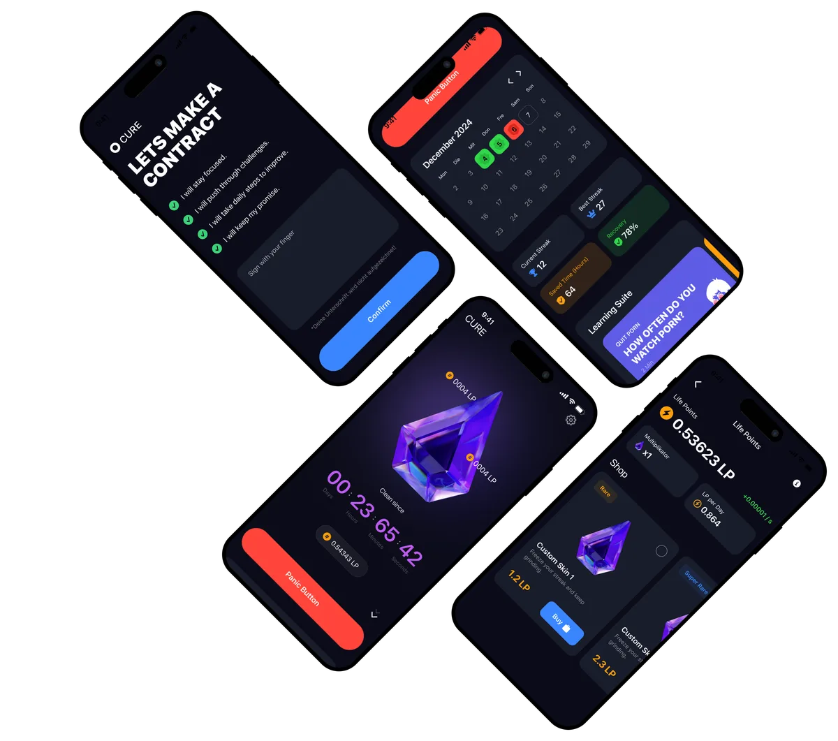Cure — Block Triggers & Stay Focused