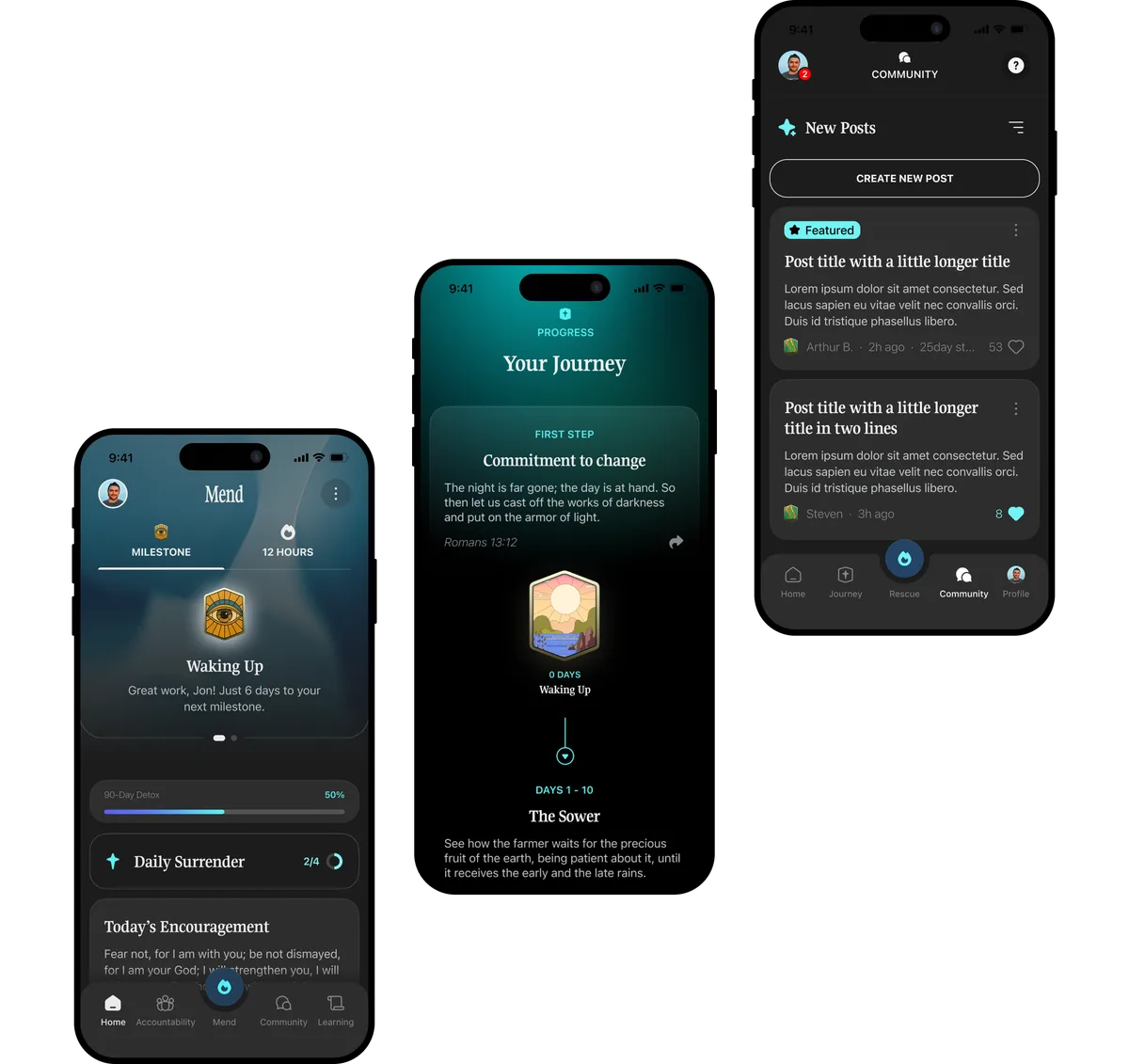 Mend — Daily Surrender & Support